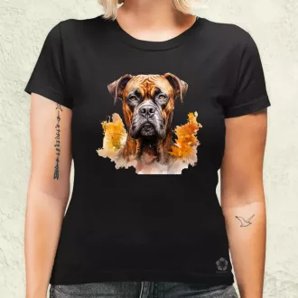 Őszi Boxer v3 női póló
