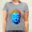 Pop art Buddha szobor v2 női póló