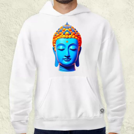 Pop art Buddha szobor v2 férfi pulóver