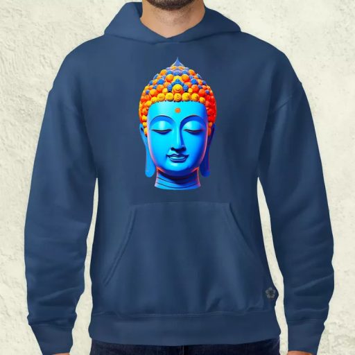Pop art Buddha szobor v2 férfi pulóver