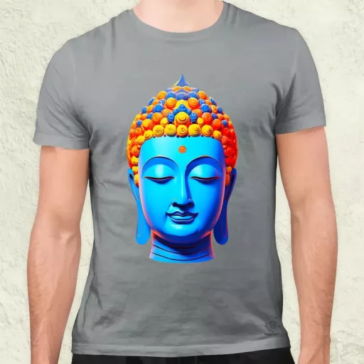 Pop art Buddha szobor v2 férfi póló