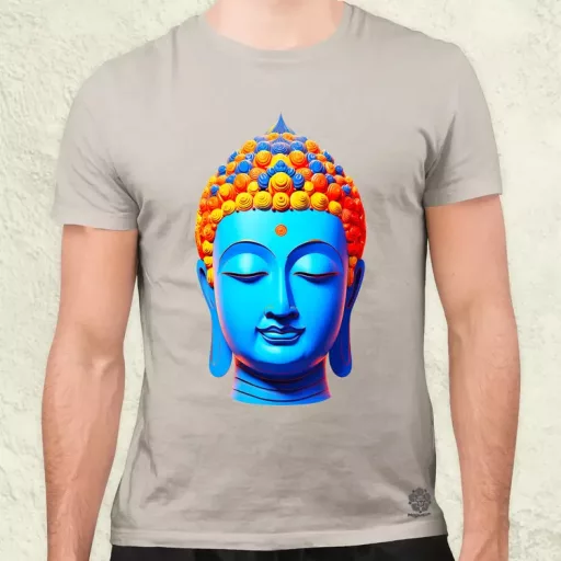 Pop art Buddha szobor v2 férfi póló