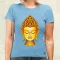 Pop art Buddha szobor v3 női póló