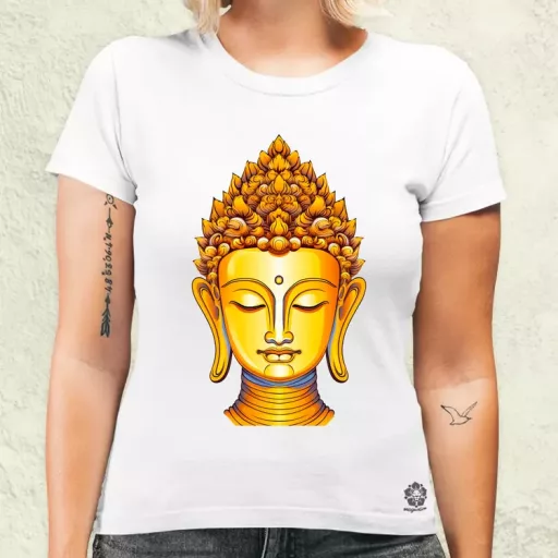 Pop art Buddha szobor v3 női póló