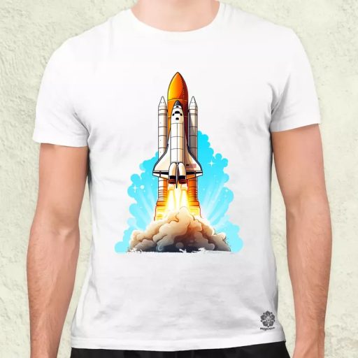 Űrrepülő v1 férfi póló