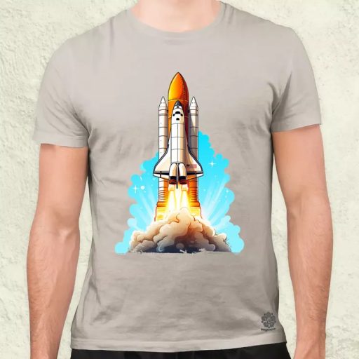 Űrrepülő v1 férfi póló