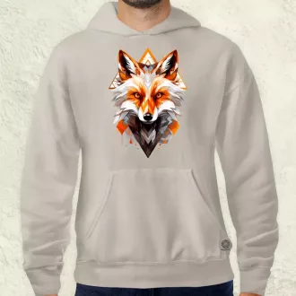 Geometrikus róka v2 férfi pulóver