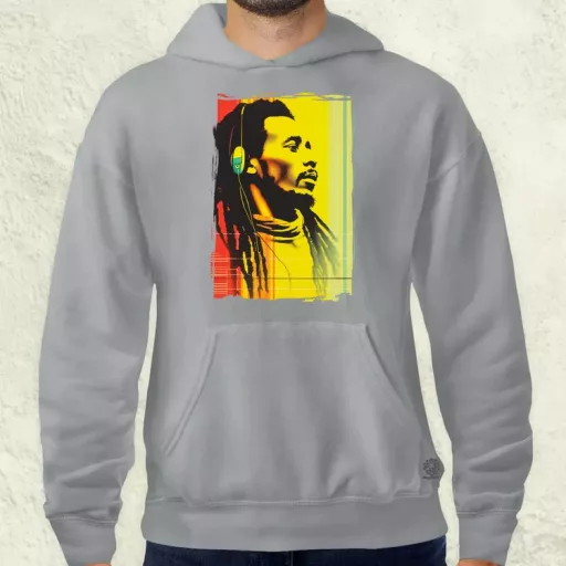 Bob Marley v2 férfi pulóver
