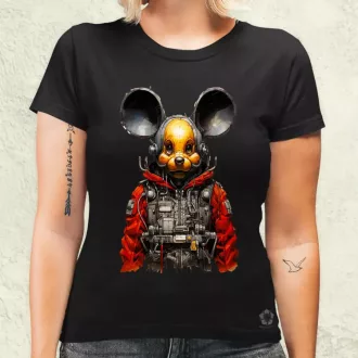 Cybrpunk Mickey női póló