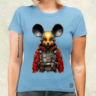 Cybrpunk Mickey női póló
