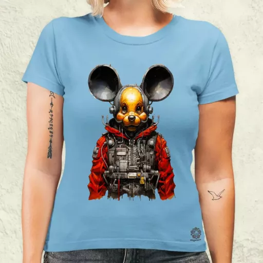 Cybrpunk Mickey női póló