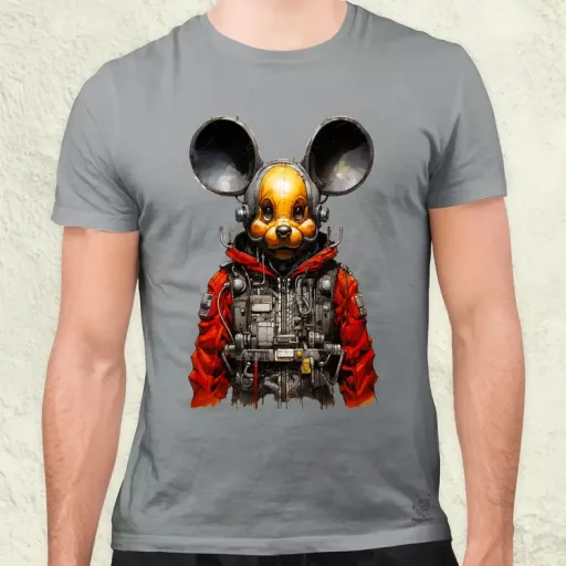 Cybrpunk Mickey férfi póló