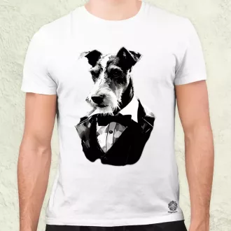 Fox Terrier nyomozó v1 férfi póló