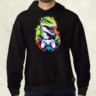 Gamer T-rex v1 férfi pulóver
