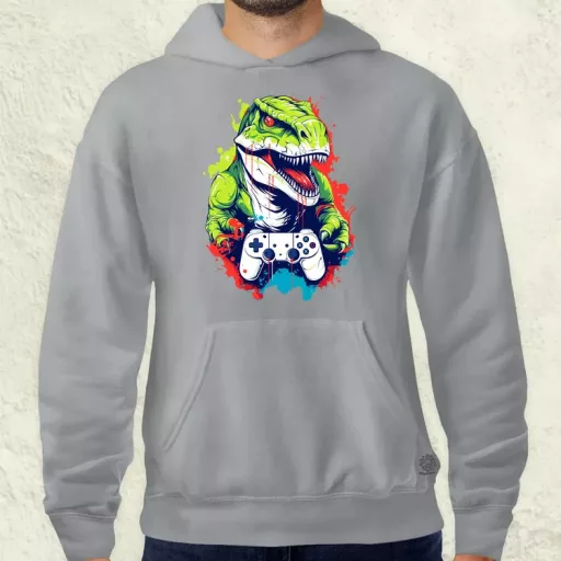 Gamer T-rex v1 férfi pulóver