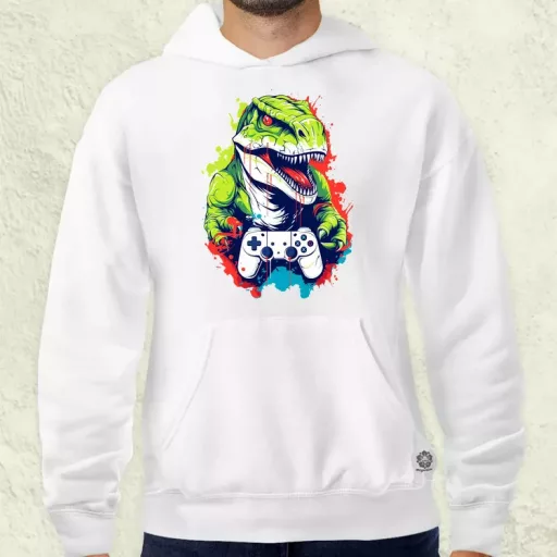 Gamer T-rex v1 férfi pulóver