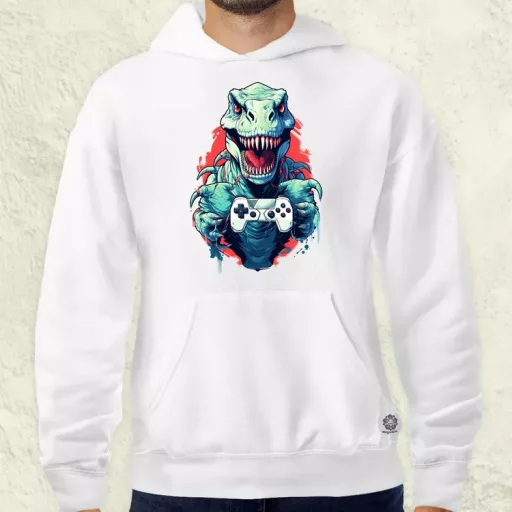 Gamer T-rex v4 férfi pulóver