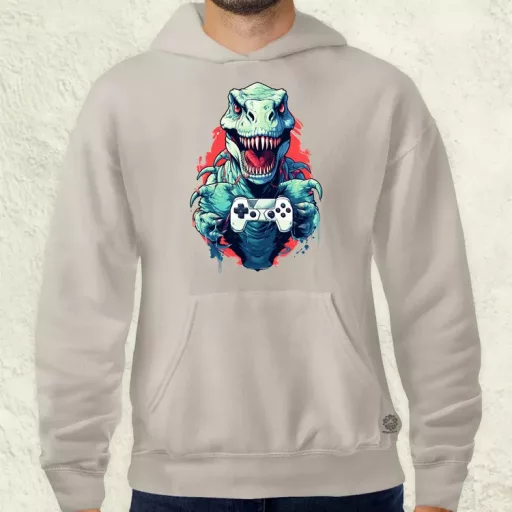 Gamer T-rex v4 férfi pulóver