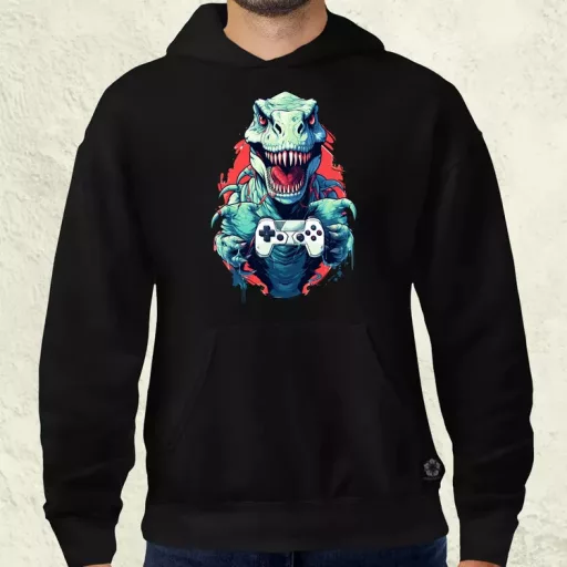 Gamer T-rex v4 férfi pulóver
