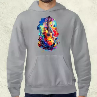 Gitár fantázia v1 férfi pulóver