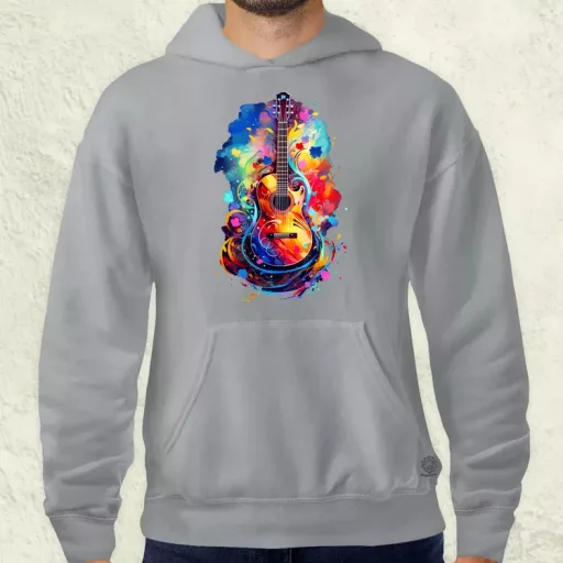 Gitár fantázia v1 férfi pulóver
