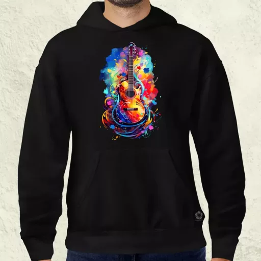 Gitár fantázia v1 férfi pulóver