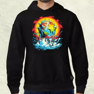 Globális felmelegedés graffiti v5 férfi pulóver
