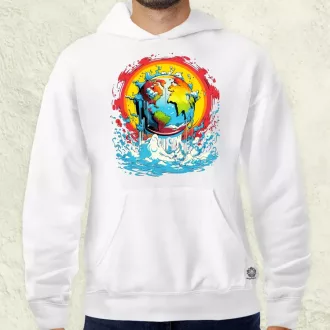 Globális felmelegedés graffiti v5 férfi pulóver
