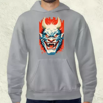 Hannya maszk fantázia v1 férfi pulóver