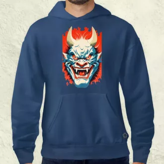 Hannya maszk fantázia v1 férfi pulóver