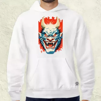 Hannya maszk fantázia v1 férfi pulóver