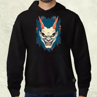 Hannya maszk fantázia v3 férfi pulóver