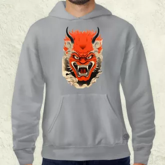Hannya maszk fantázia v4 férfi pulóver