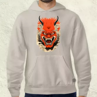 Hannya maszk fantázia v4 férfi pulóver