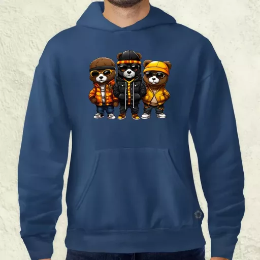 Hip Hop medvék v1 férfi pulóver