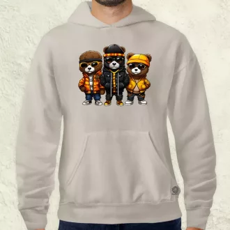 Hip Hop medvék v1 férfi pulóver