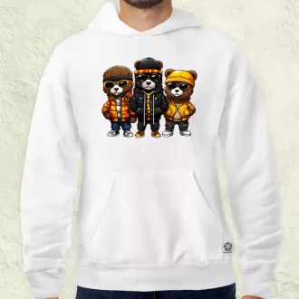 Hip Hop medvék v1 férfi pulóver