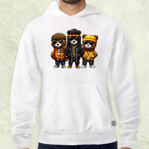 Hip Hop medvék v1 férfi pulóver