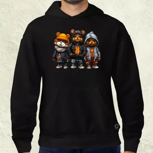 Hip Hop medvék v8 férfi pulóver