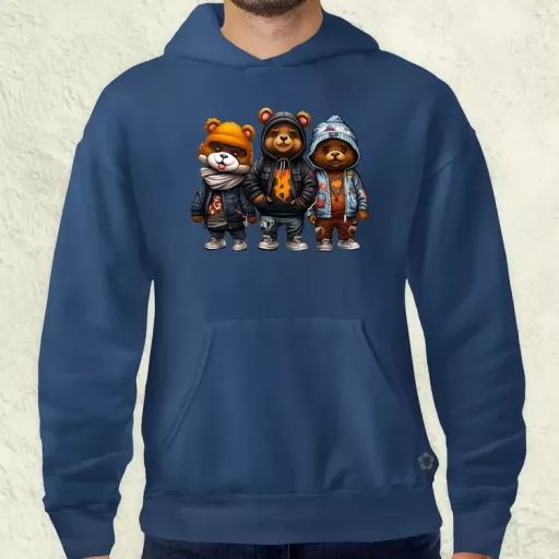 Hip Hop medvék v8 férfi pulóver