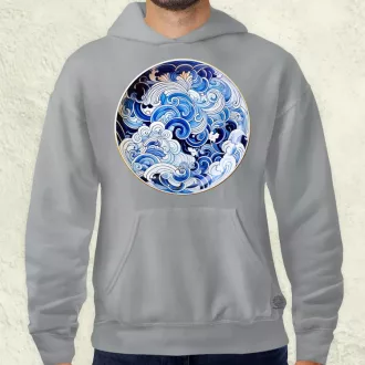 Japán népi porcelán v1 férfi pulóver