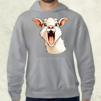 Kawaii kecske kiabál v1 férfi pulóver