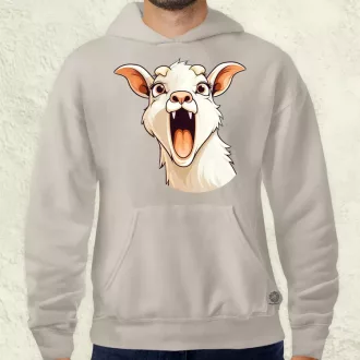 Kawaii kecske kiabál v1 férfi pulóver