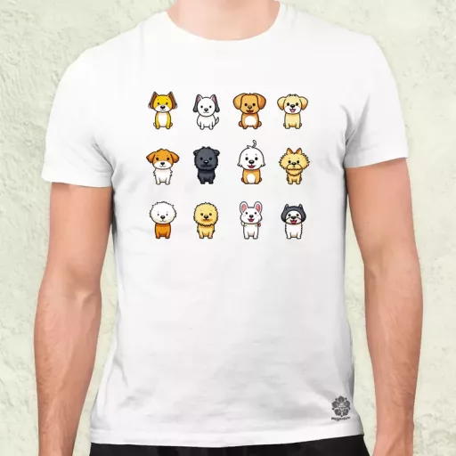 Kutya kollázs v1 férfi póló