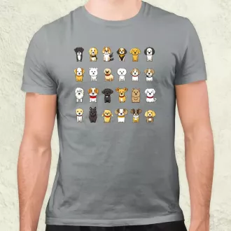 Kutya kollázs v4 férfi póló