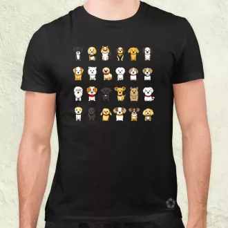 Kutya kollázs v4 férfi póló