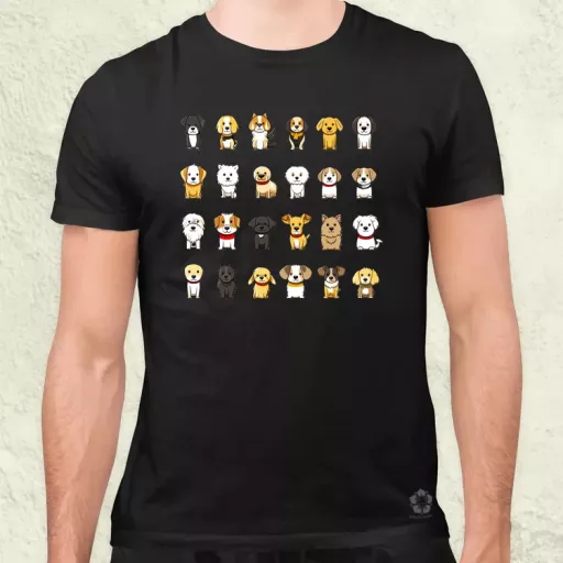 Kutya kollázs v4 férfi póló