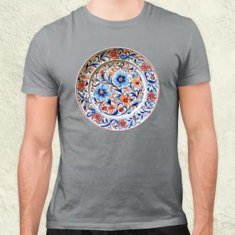 Magyar népi porcelán v11 férfi póló