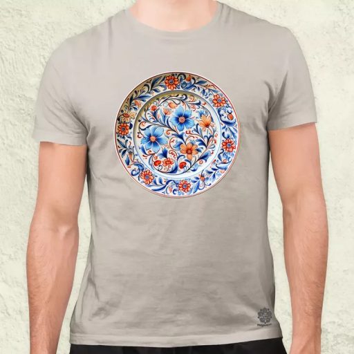 Magyar népi porcelán v11 férfi póló