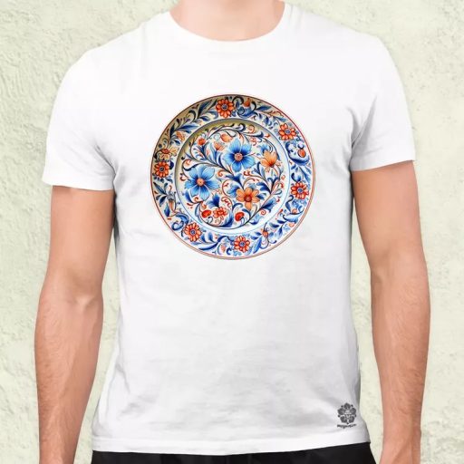 Magyar népi porcelán v11 férfi póló